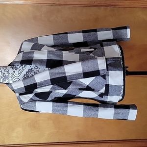 Black and White Checkered Jacket